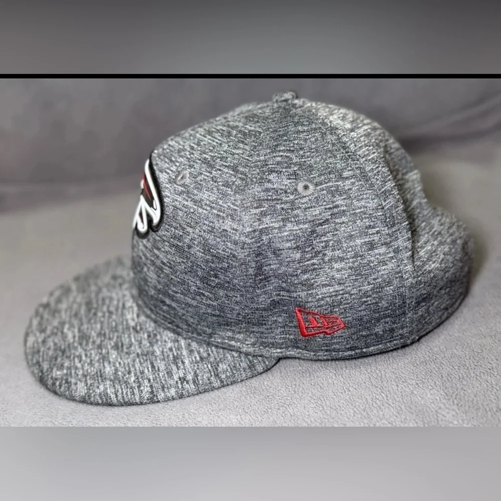 New Era Atlanta Falcons 9Fifty Gray Tweed Turn Adjustable Snapback Hat Cap OSFM